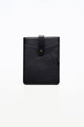 Leather Laptop Sleeve With Metallic Monogram