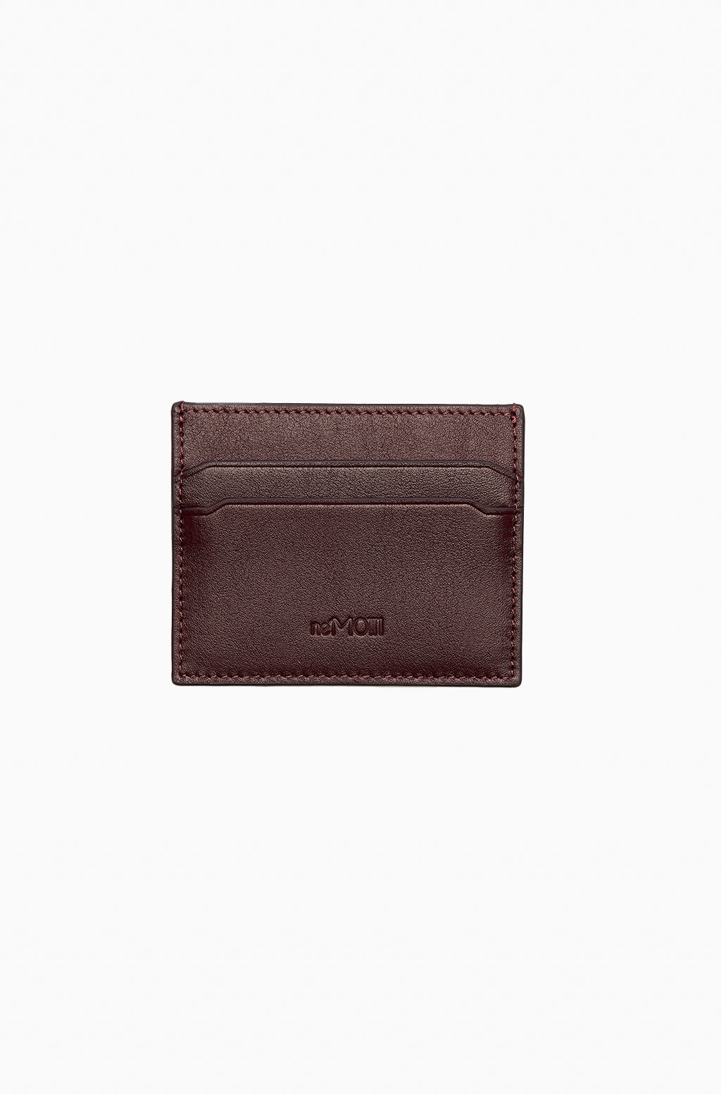 Leather Card Holder With Debossed Logo