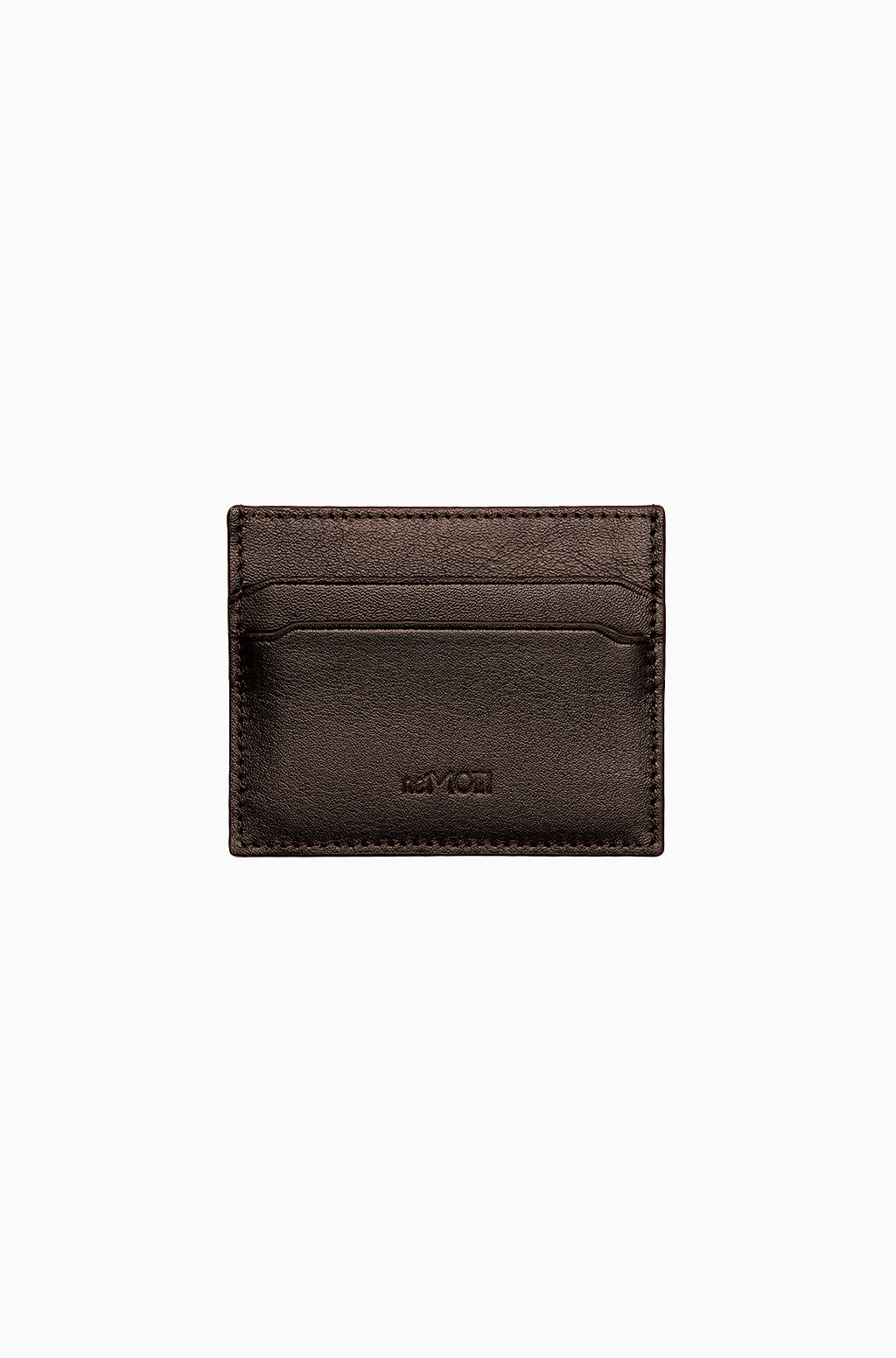 Leather Card Holder With Debossed Logo