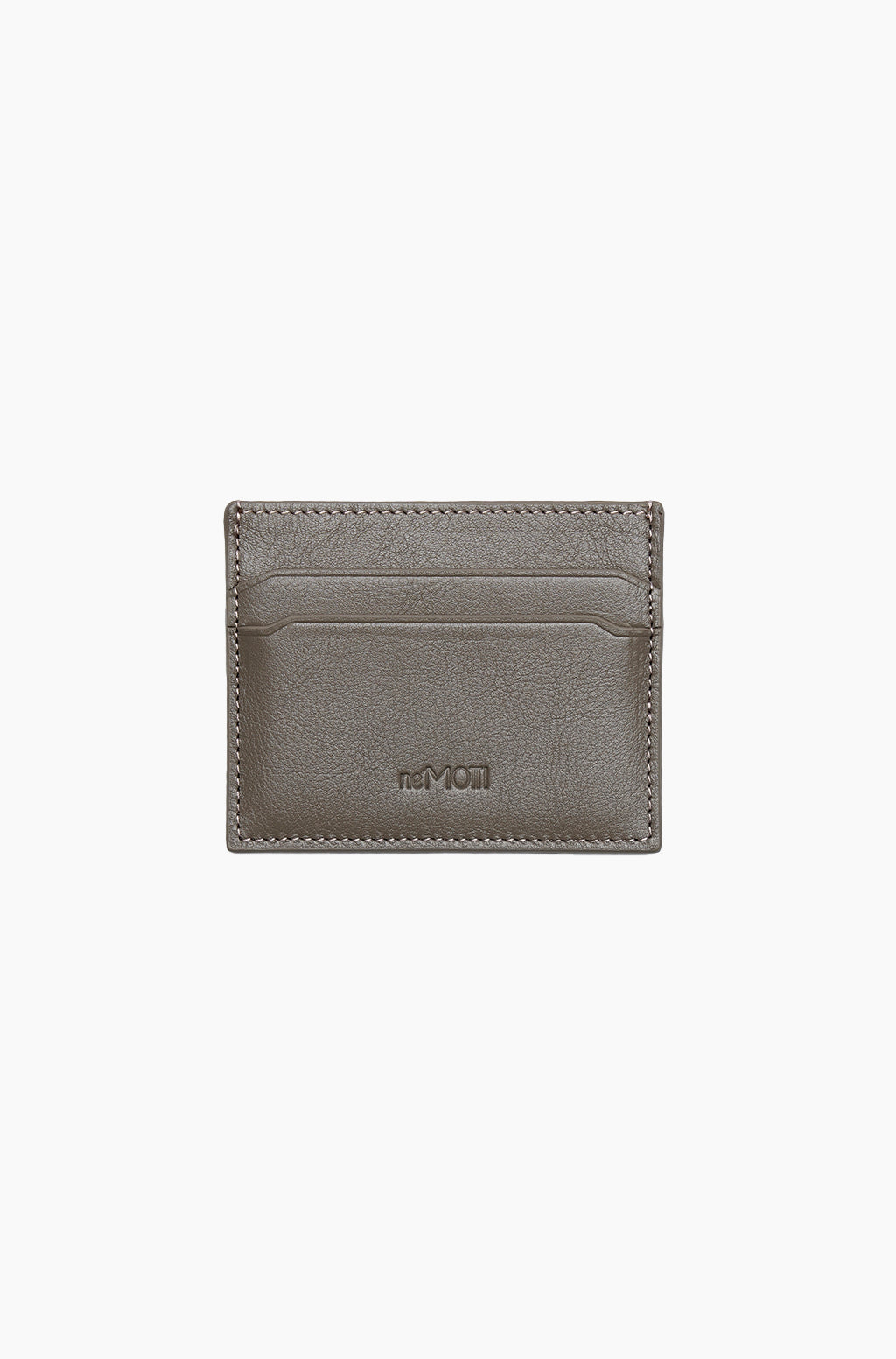 Leather Card Holder With Debossed Logo