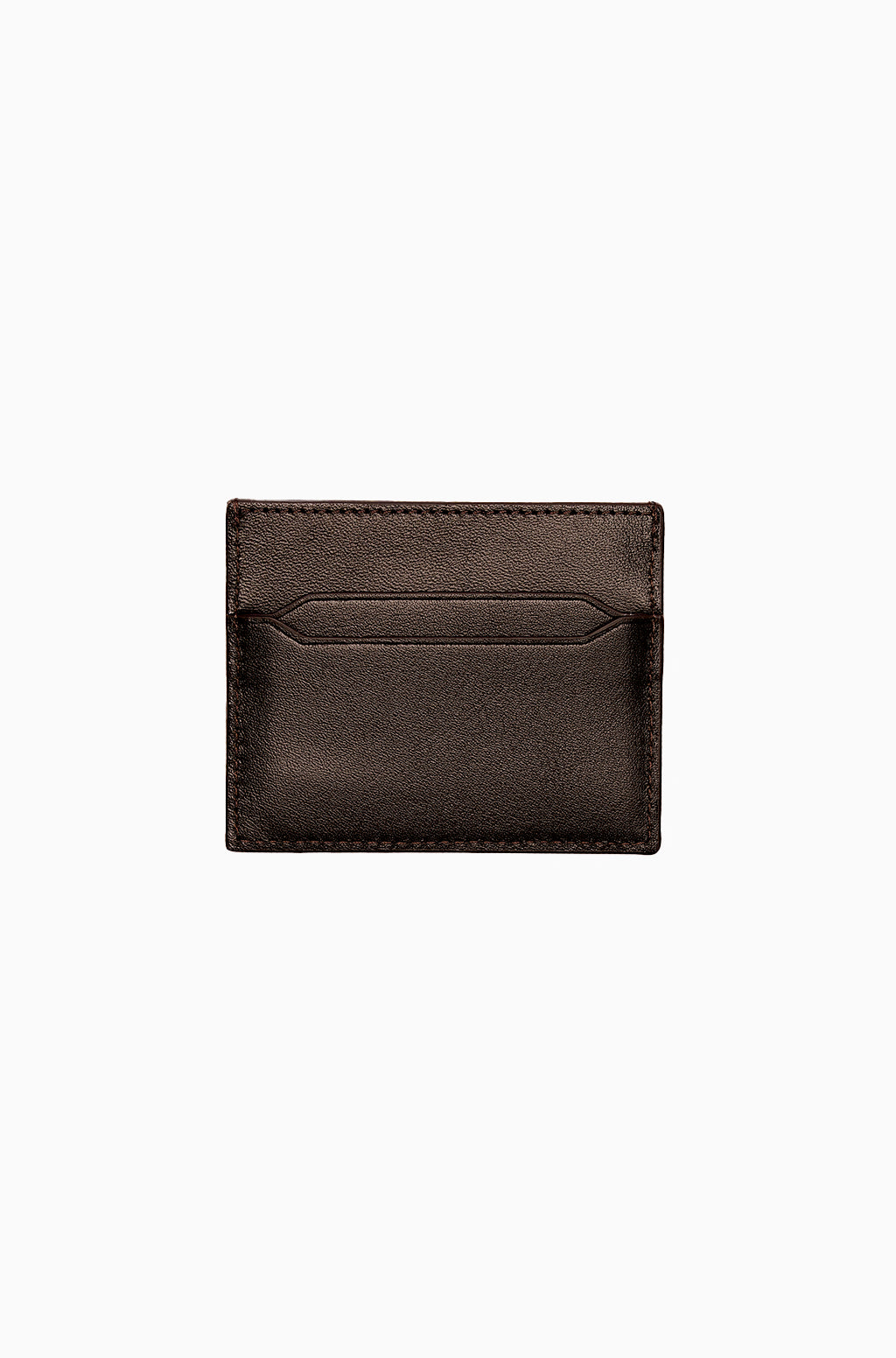 Leather Card Holder With Safty-Pin Detail