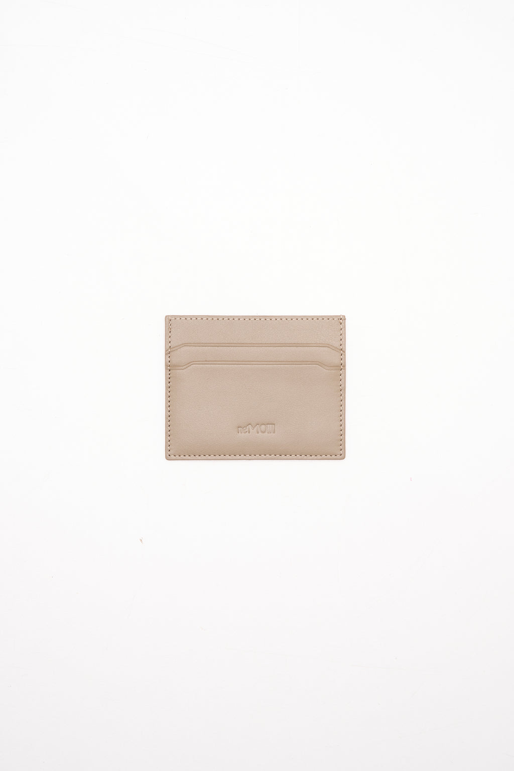 Leather Card Holder With Debossed Logo