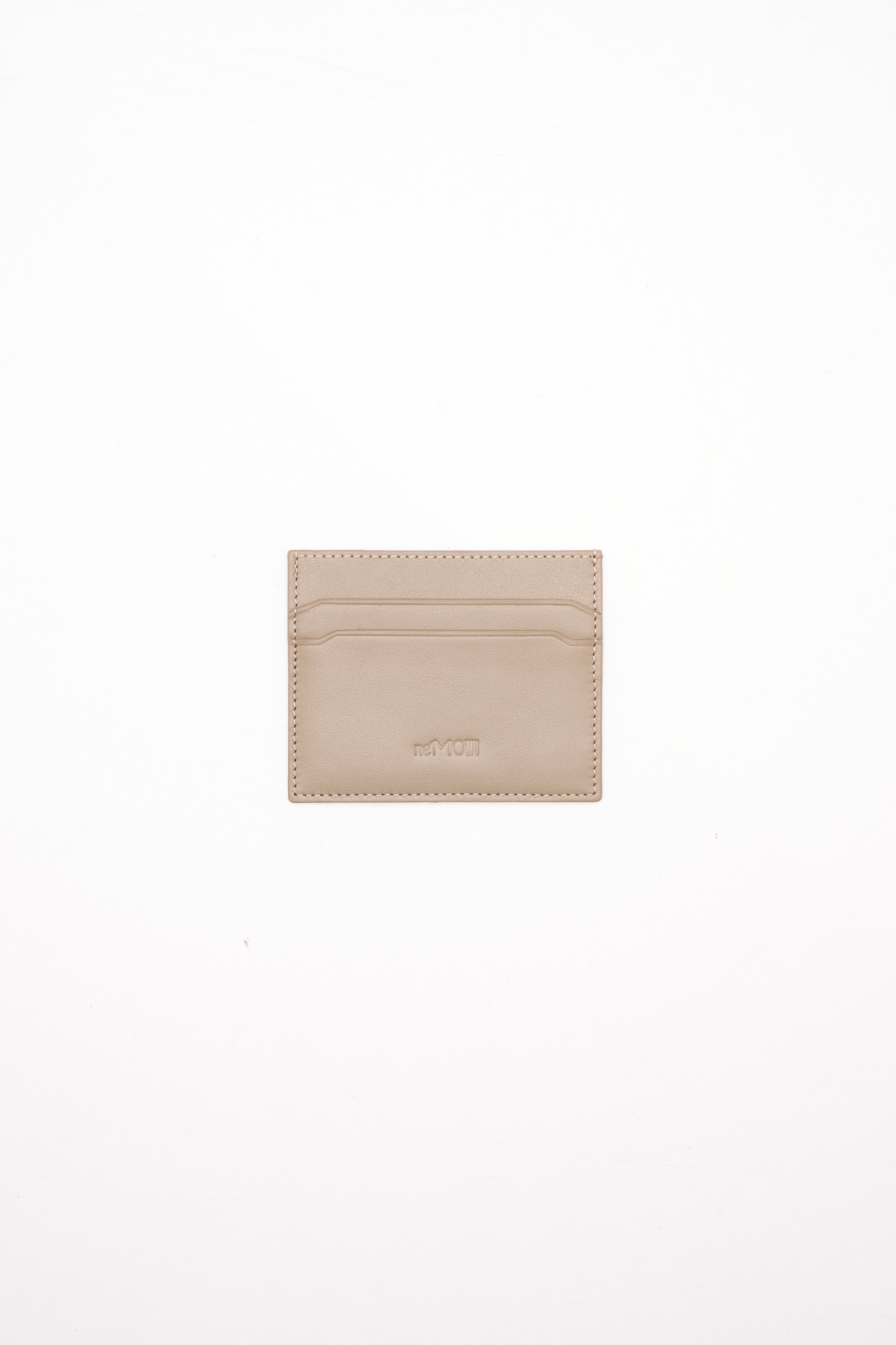 Leather Card Holder With Debossed Logo
