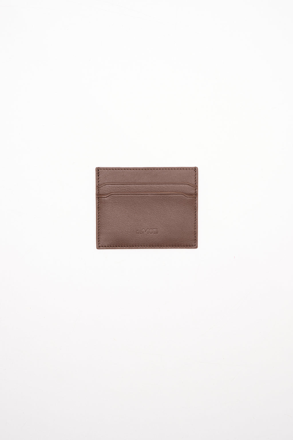 Leather Card Holder With Debossed Logo