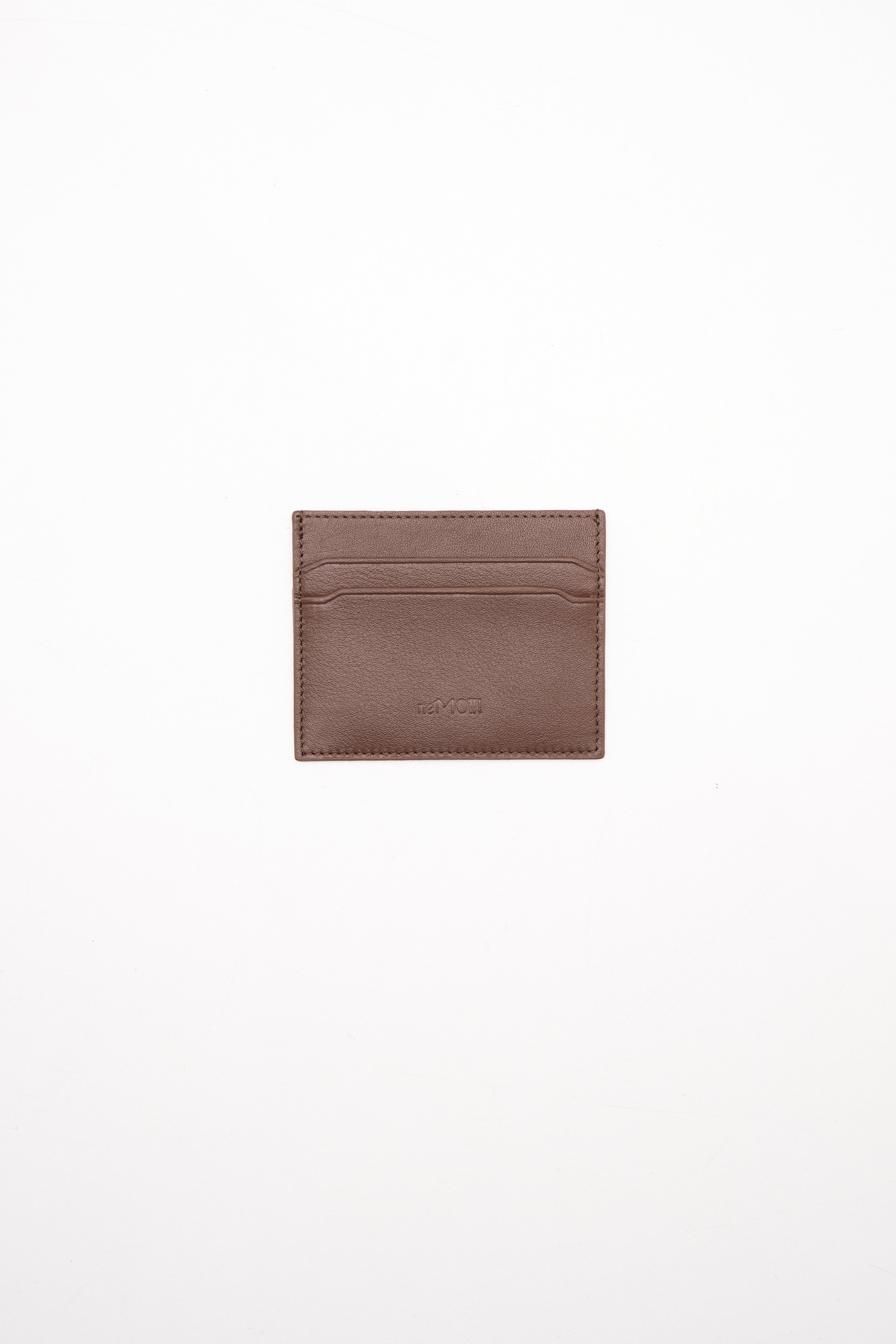Leather Card Holder With Debossed Logo