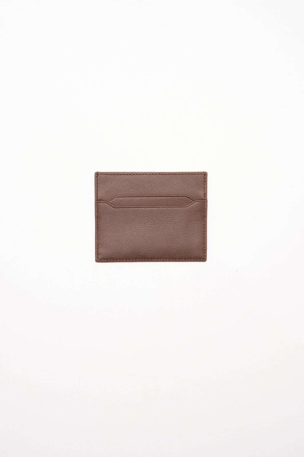 Leather Card Holder With Debossed Logo