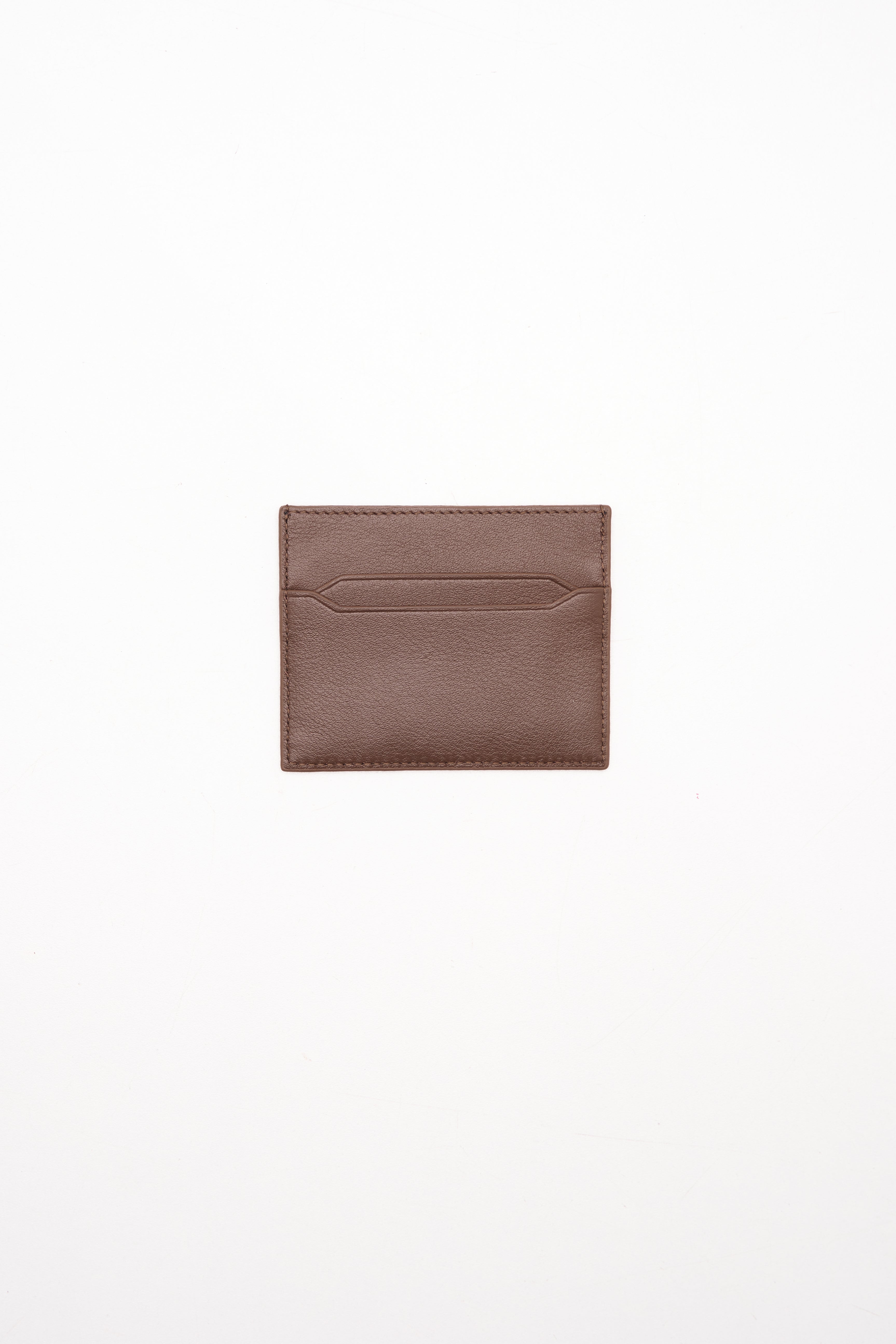 Leather Card Holder With Debossed Logo