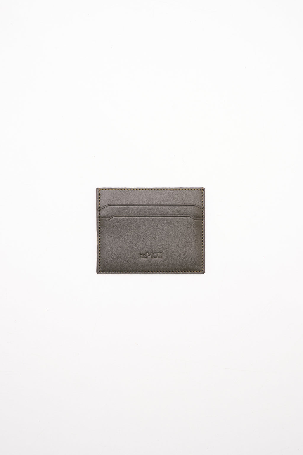 Leather Card Holder With Debossed Logo
