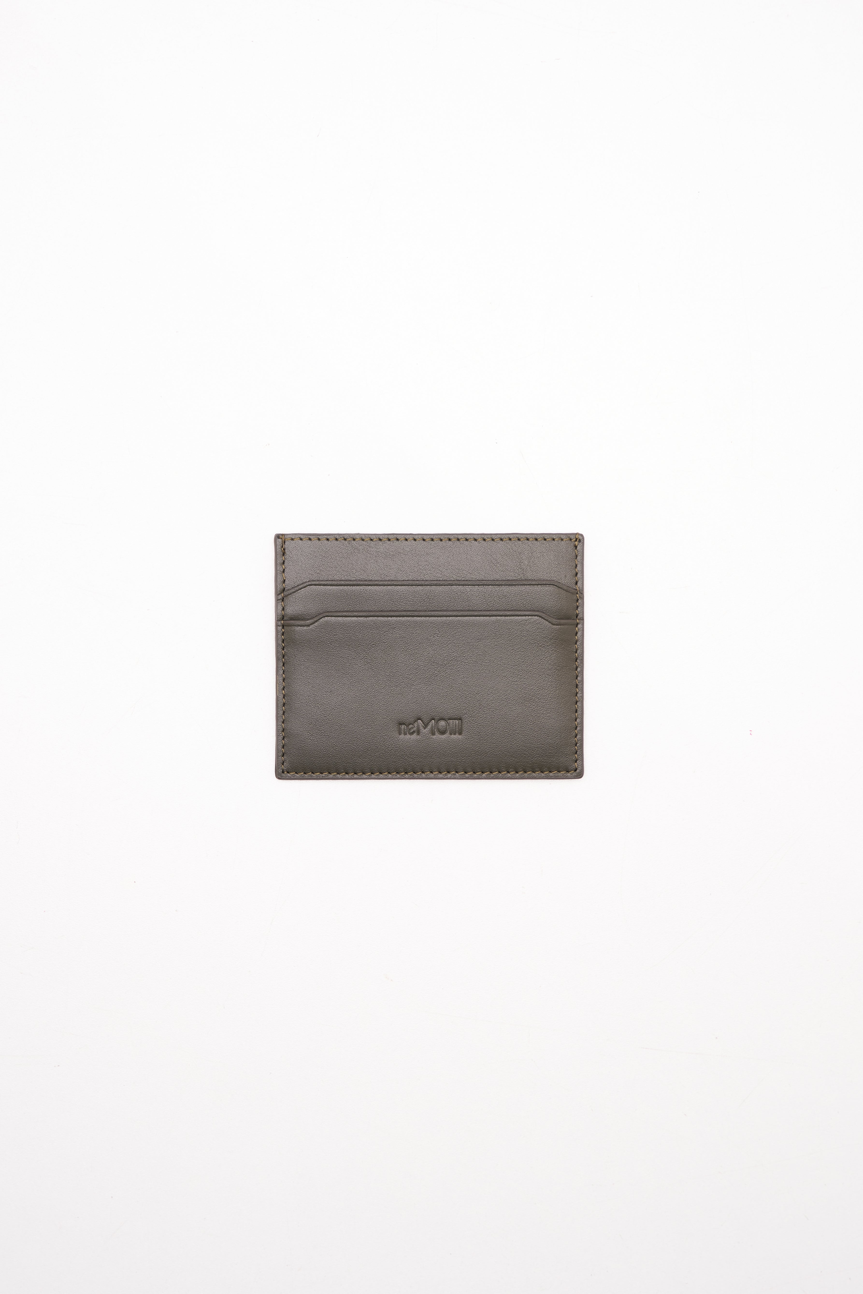 Leather Card Holder With Debossed Logo