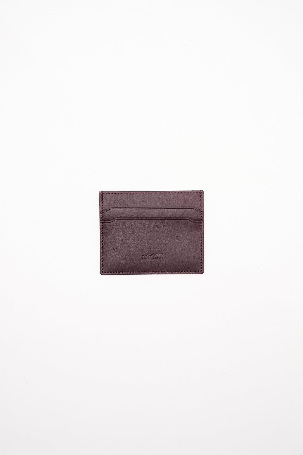 Leather Card Holder With Debossed Logo