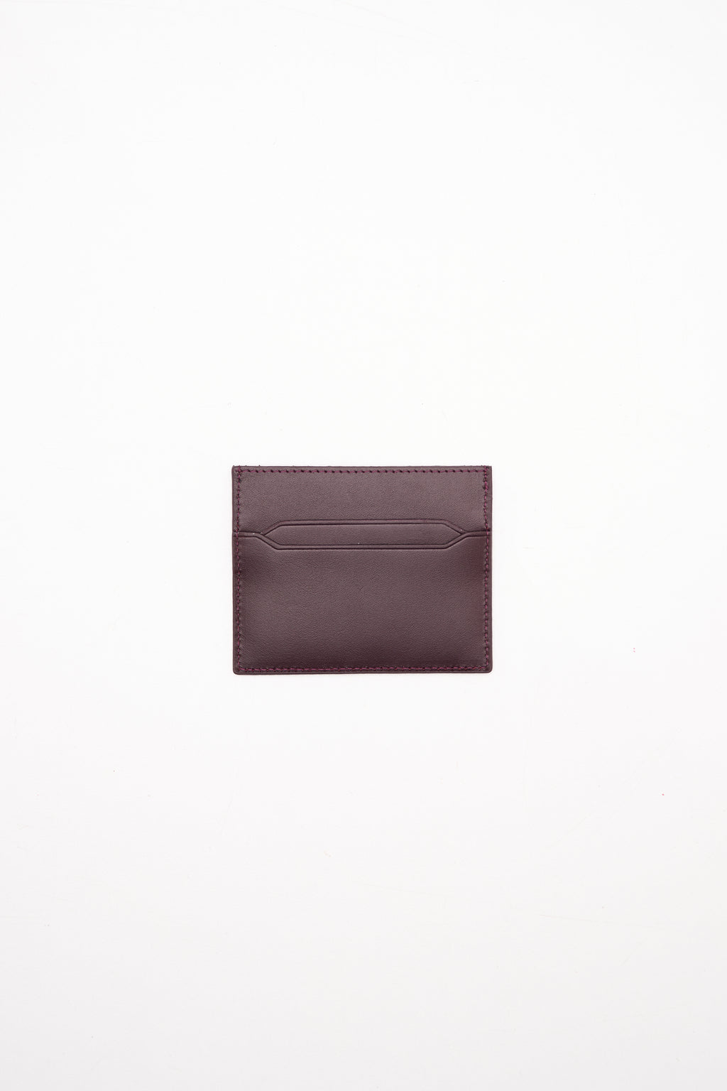 Leather Card Holder With Debossed Logo