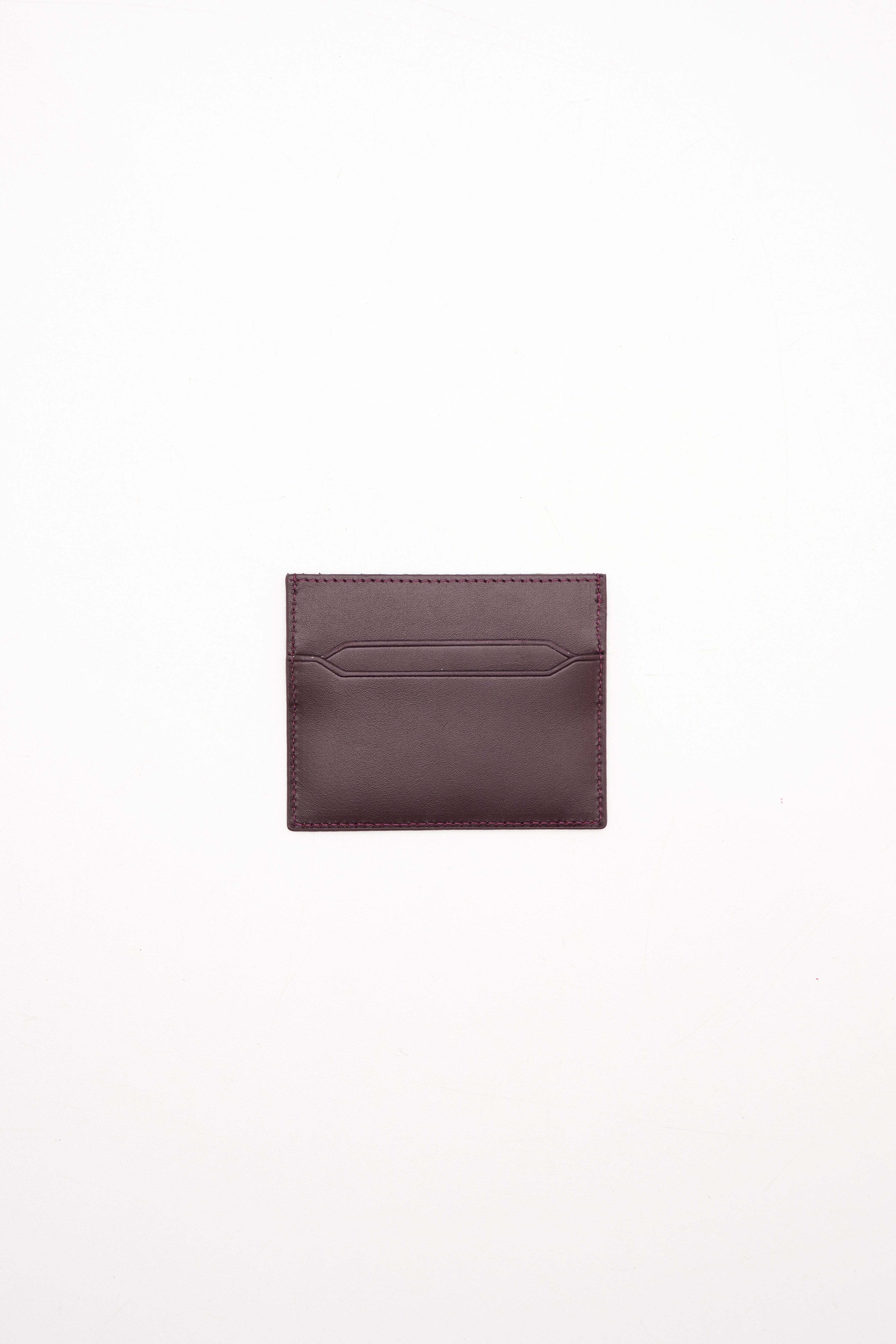 Leather Card Holder With Debossed Logo