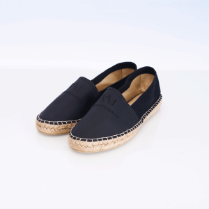 Men's Jet Black Espadrille Shoes