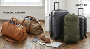 hafta sonu ve uzun süreli seyahatler için çanta seçenekleri