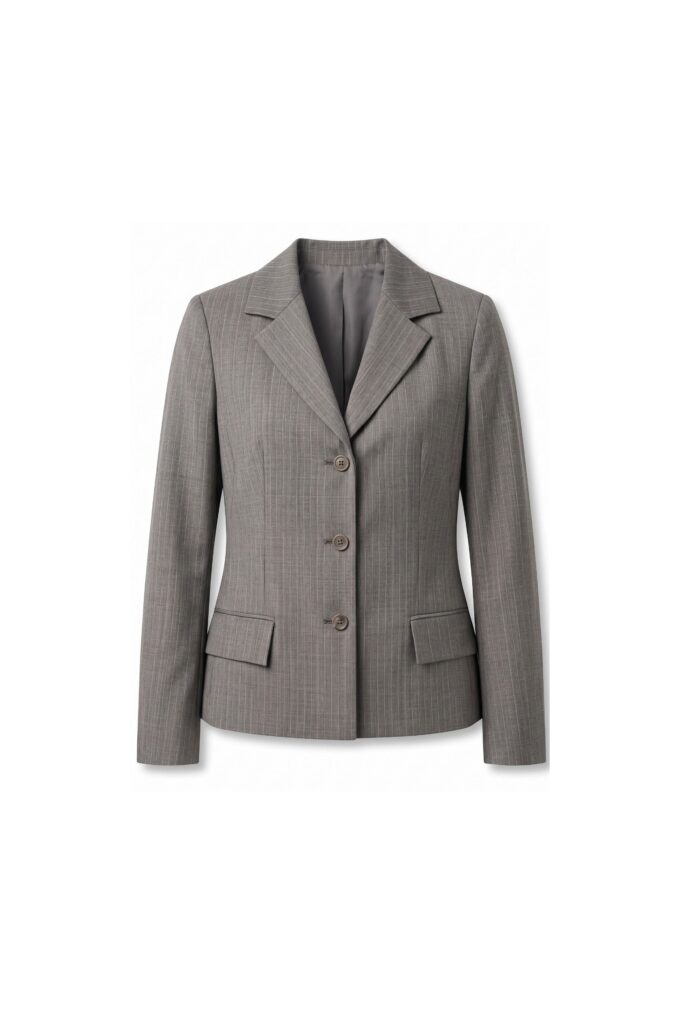 Slim-Fit Single-Breasted Stretch Wool Blend Blazer