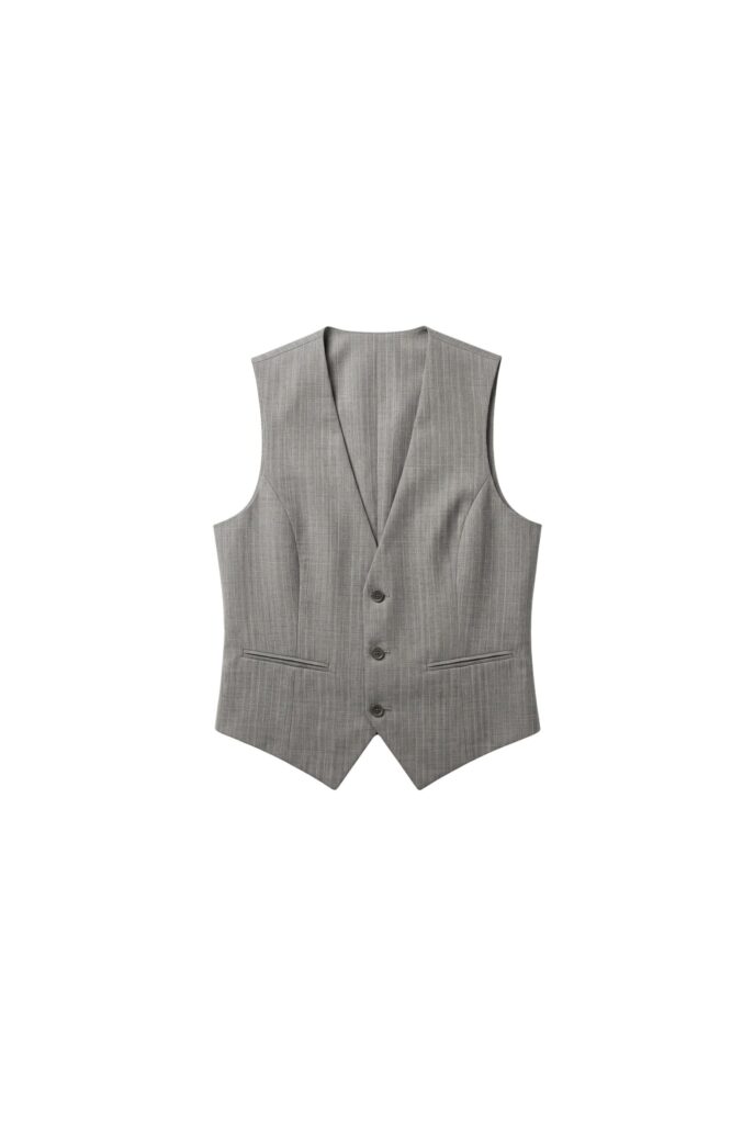 Slim- Fit Stretch wool blend Waistcoat