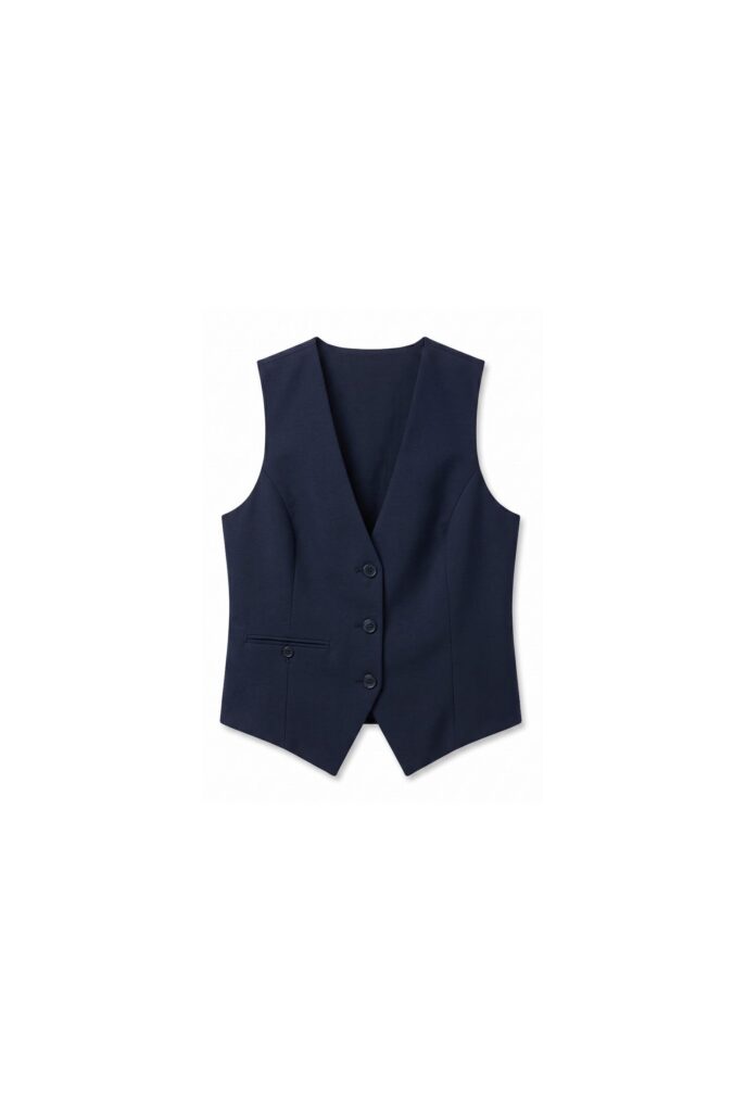 Slim-Fit Stretch wool blend Waistcoat