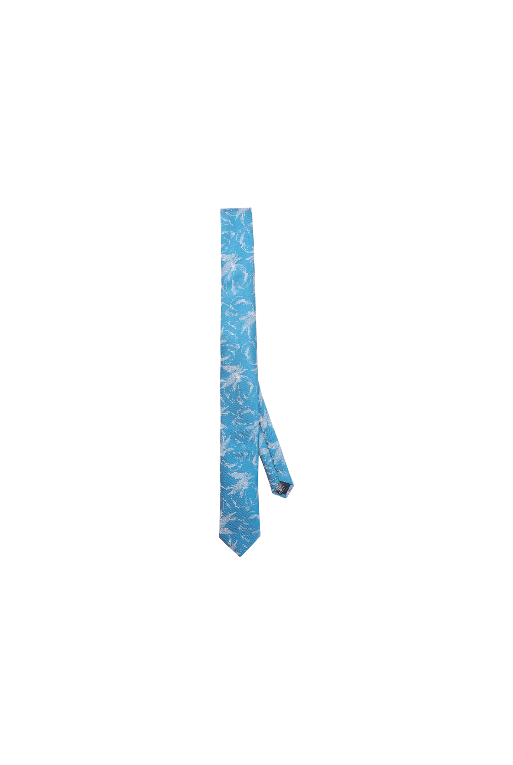 Slate Sketch Floral Tie - Image 3