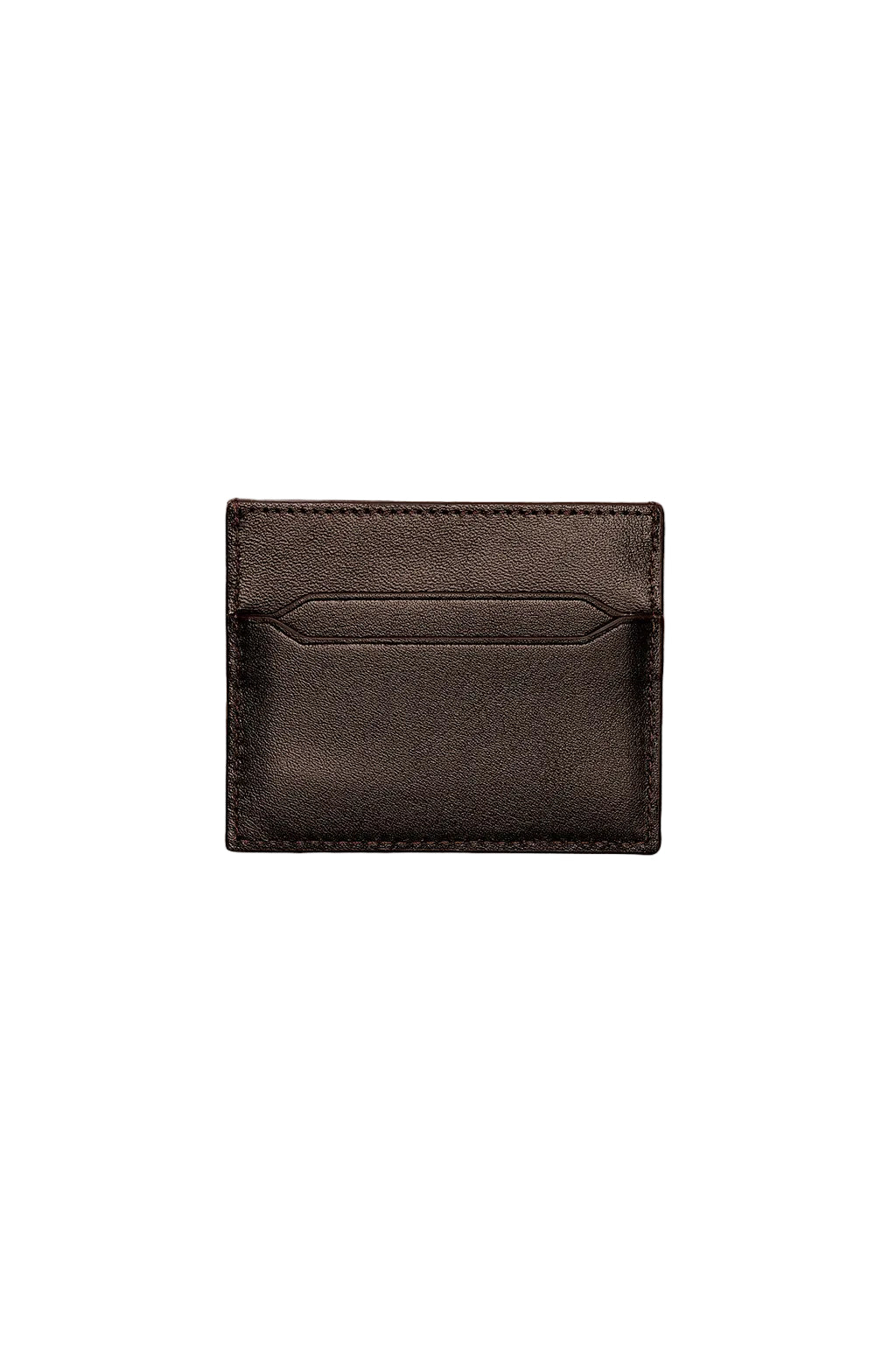 Leather Card Holder With Safty-Pin Detail - Image 4