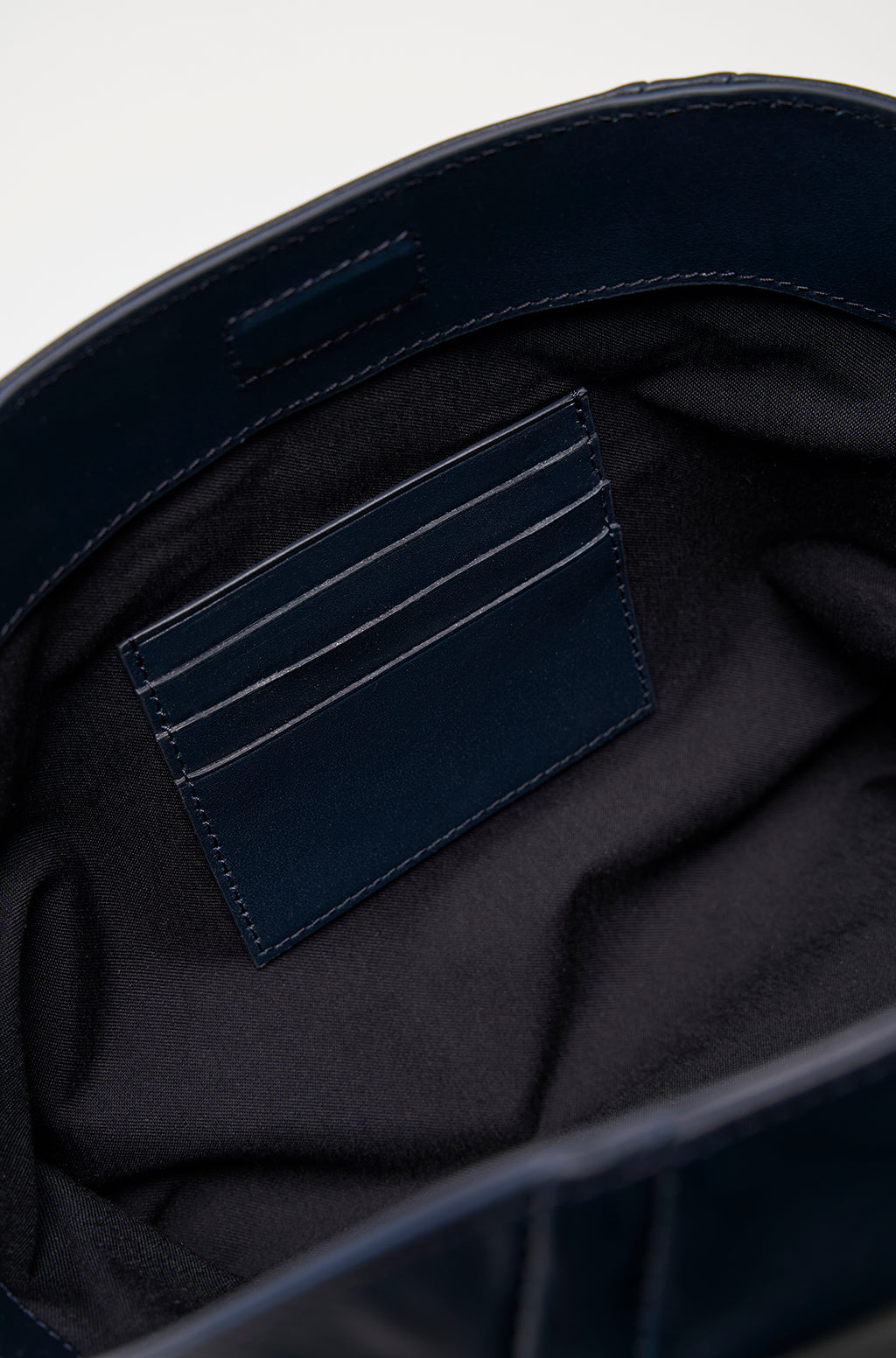 Leather Slouchy Clutch With Metallic Monogram - Image 18