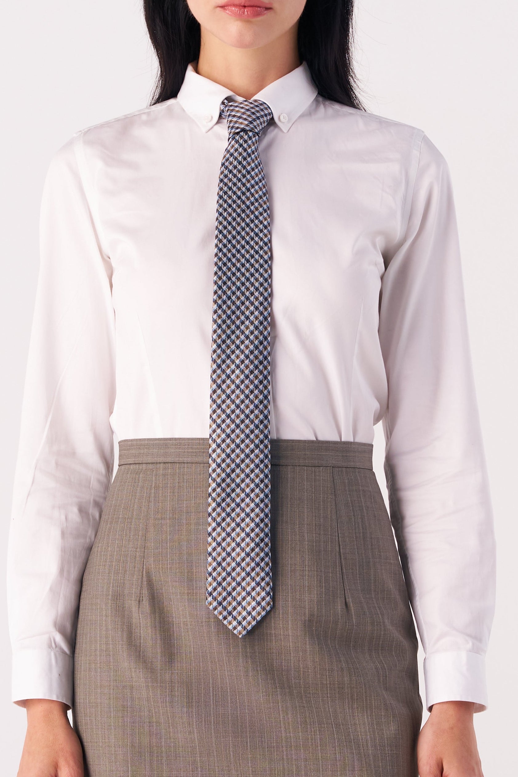 Milanese Micro-Check Tie - Image 2